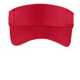 Sport-Tek Mens Moisture Wicking RacerMesh Adjustable Visor - True Red