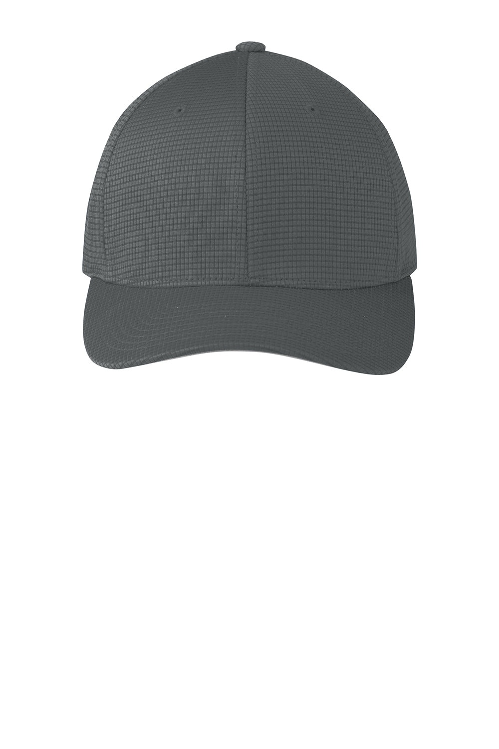 Sport-Tek STC33 Moisture Wicking Stretch Fit Hat Graphite Grey Flat Front