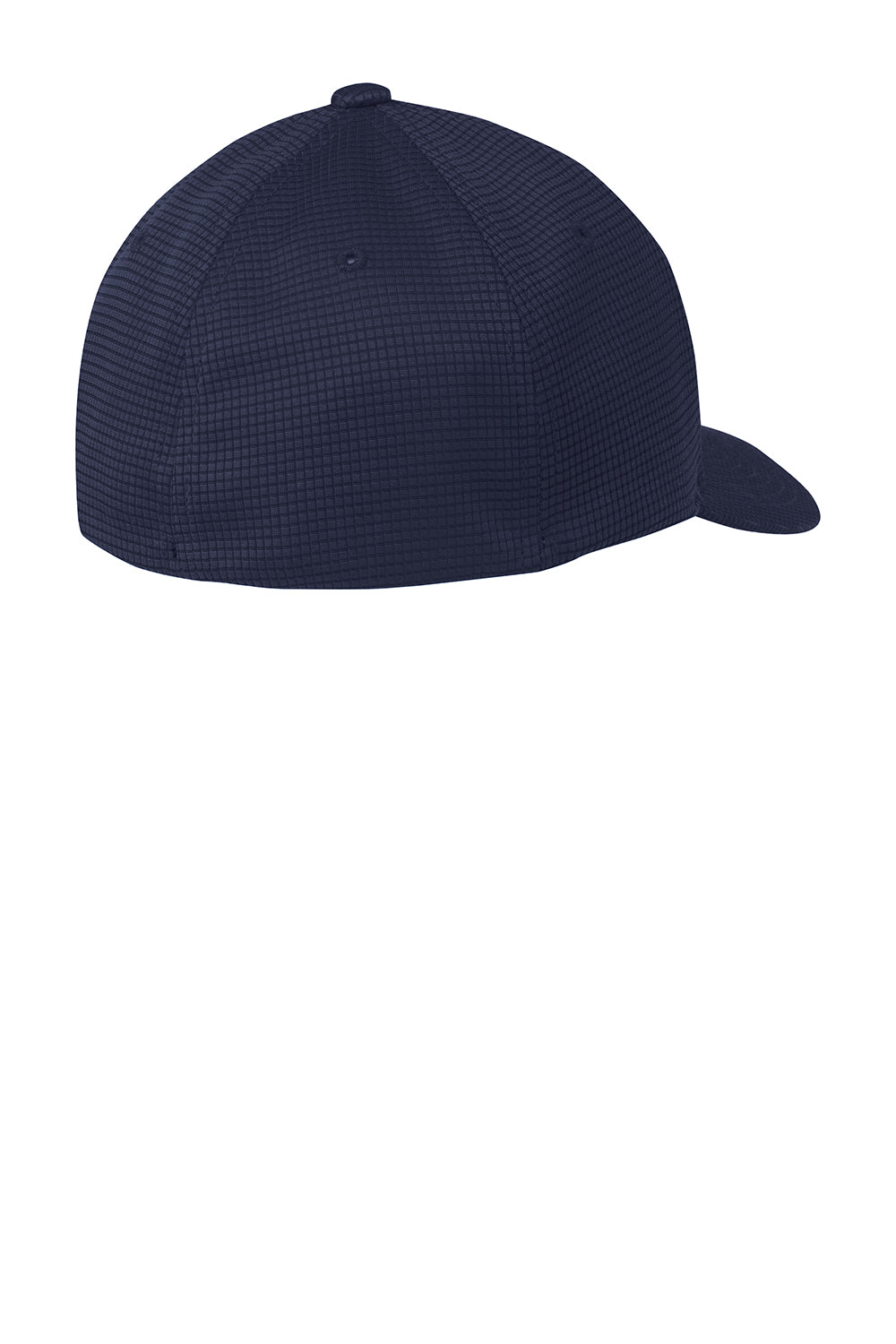 Sport-Tek STC33 Moisture Wicking Stretch Fit Hat True Navy Blue Flat Back