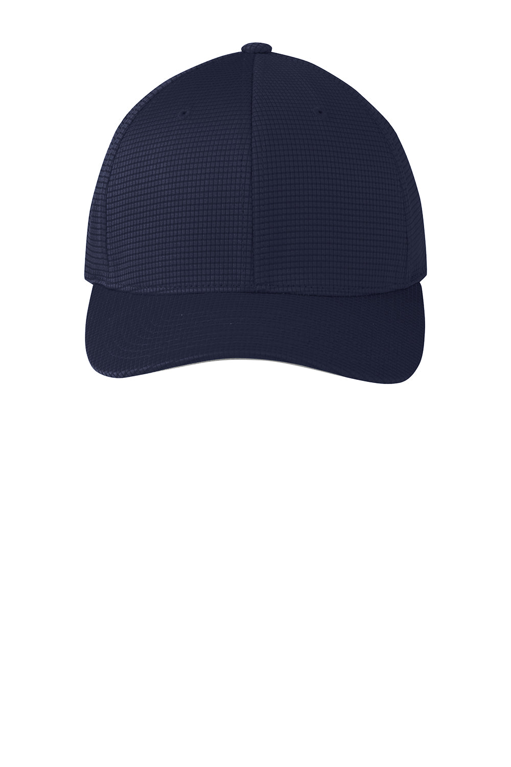 Sport-Tek STC33 Moisture Wicking Stretch Fit Hat True Navy Blue Flat Front