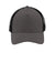 Sport-Tek STC36 Adjustable Trucker Hat Iron Grey/Black Flat Front