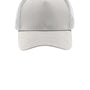 Sport-Tek Mens Adjustable Trucker Hat - Silver Grey/White