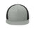 Sport-Tek STC38 Mens Adjustable Trucker Hat Heather Grey/Black Flat Front