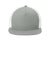 Sport-Tek STC38 Mens Adjustable Trucker Hat Heather Grey/White Flat Front