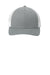 Sport-Tek STC39 Mens Adjustable Trucker Hat Heather Grey/White Flat Front