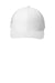 Sport-Tek STC39 Mens Adjustable Trucker Hat White Flat Front