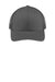 Sport-Tek STC39 Adjustable Trucker Hat Graphite Grey Flat Front