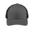 Sport-Tek STC39 Adjustable Trucker Hat Graphite Grey/Black Flat Front