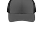 Sport-Tek Mens Adjustable Trucker Hat - Graphite Grey/Black