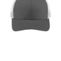 Sport-Tek Mens Adjustable Trucker Hat - Graphite Grey/White