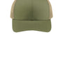 Sport-Tek Mens Adjustable Trucker Hat - Olive Green/Khaki