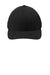 Sport-Tek STC40 Stretch Fit Hat Black Flat Front