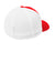 Sport-Tek STC40 Stretch Fit Hat True Red/White Flat Back