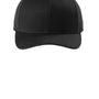 Sport-Tek Mens Curve Bill Snapback Hat - Black