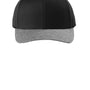 Sport-Tek Mens Curve Bill Snapback Hat - Black/Heather Grey