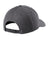 Sport-Tek STC43 Curve Bill Snapback Hat Heather Dark Grey Flat Back