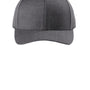 Sport-Tek Mens Curve Bill Snapback Hat - Heather Dark Grey