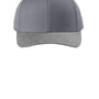 Sport-Tek Mens Curve Bill Snapback Hat - Graphite Grey/Heather Graphite Grey