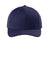 Sport-Tek STC43 Curve Bill Snapback Hat True Navy Blue Flat Front