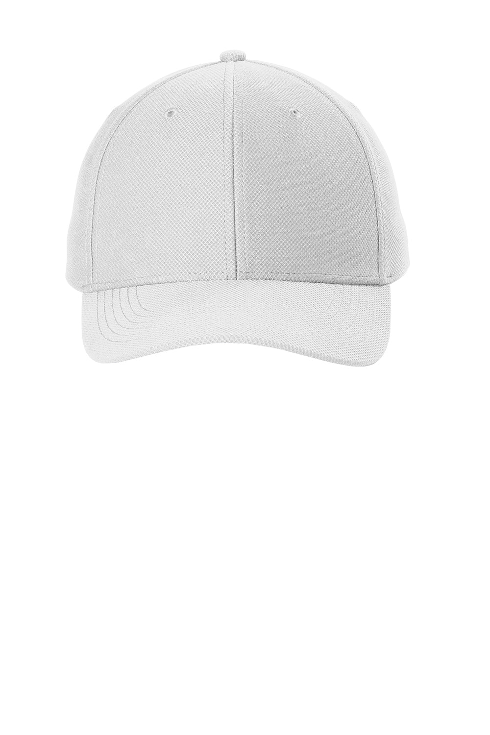 Sport-Tek STC50 Action Moisture Wicking Snapback Hat White Flat Front