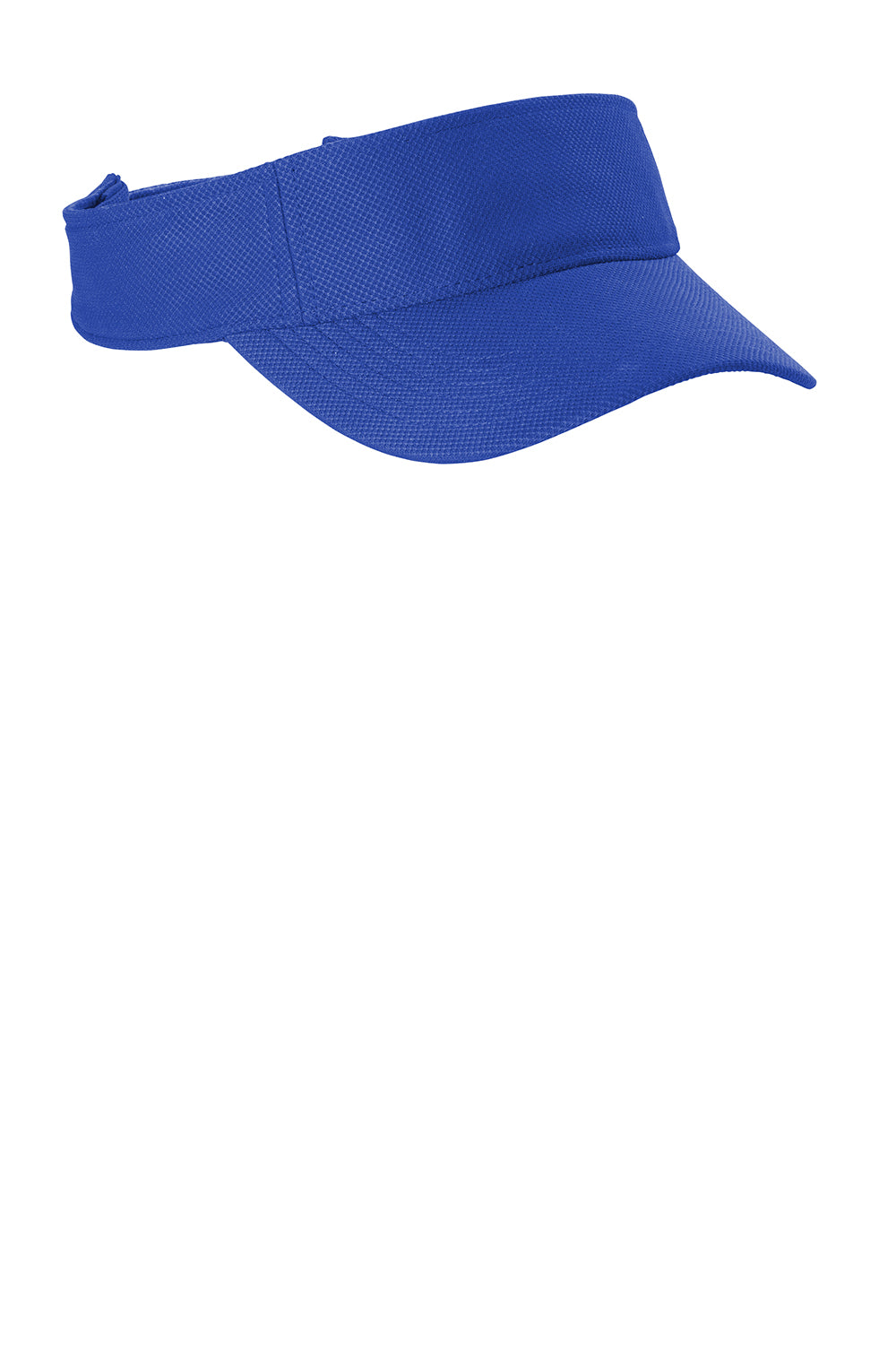 Sport-Tek STC51 Action Moisture Wicking Adjustable Visor True Royal Blue Flat Front