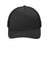 Sport-Tek STC54 Mens Adjustable Retro Trucker Hat Black Flat Front