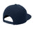 Sport-Tek STC55 Mens Premium 5 Panel Snapback Hat True Navy Blue Flat Back