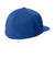 Sport-Tek STC56 Mens Flexfit Flat Bill Hat True Royal Blue Flat Back