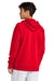 Sport-Tek STF200 Mens Drive Fleece Hooded Sweatshirt Hoodie True Red Model Back