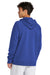 Sport-Tek STF200 Mens Drive Fleece Hooded Sweatshirt Hoodie True Royal Blue Model Back