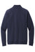 Sport-Tek STF202 Mens Drive Fleece 1/4 Zip Sweatshirt True Navy Blue Flat Back