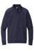 Sport-Tek STF202 Mens Drive Fleece 1/4 Zip Sweatshirt True Navy Blue Flat Front