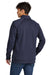 Sport-Tek STF202 Mens Drive Fleece 1/4 Zip Sweatshirt True Navy Blue Model Back