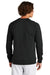 Sport-Tek STF203 Mens Drive Fleece Crewneck Sweatshirt Black Model Back