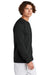 Sport-Tek STF203 Mens Drive Fleece Crewneck Sweatshirt Black Model Side