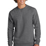 Sport-Tek Mens Drive Fleece Crewneck Sweatshirt - Heather Graphite Grey