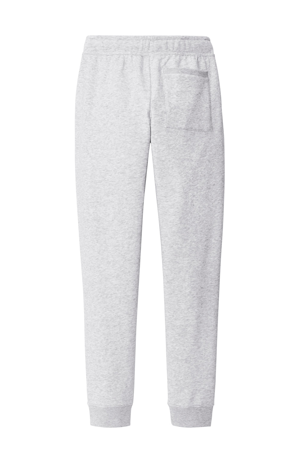 Sport-Tek STF204 Mens Drive Fleece Jogger Sweatpants w/ Pockets Heather Grey Flat Back