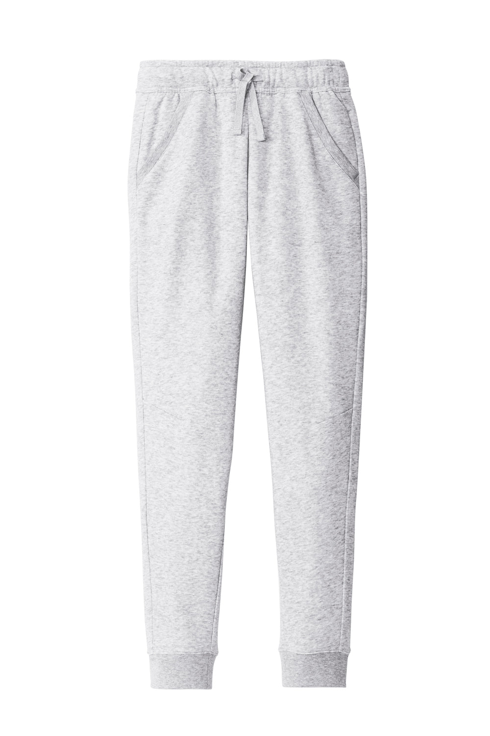 Sport-Tek STF204 Mens Drive Fleece Jogger Sweatpants w/ Pockets Heather Grey Flat Front