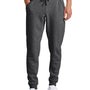 Sport-Tek Mens Drive Fleece Jogger Sweatpants w/ Pockets - Heather Graphite Grey