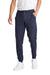 Sport-Tek STF204 Mens Drive Fleece Jogger Sweatpants w/ Pockets True Navy Blue Model Front