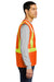 Port Authority SV01 Mens Enhanced Visibility Vest Safety Orange Model Side