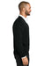 Port Authority SW2850 Mens Easy Care Long Sleeve V-Neck Sweater Deep Black Model Side