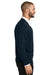 Port Authority SW2850 Mens Easy Care Long Sleeve V-Neck Sweater River Navy Blue Model Side