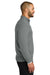 Port Authority SW2900 Mens Easy Care Long Sleeve 1/4 Zip Sweater Heather Medium Grey Model Side