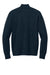 Port Authority SW2900 Mens Easy Care Long Sleeve 1/4 Zip Sweater River Navy Blue Flat Back