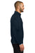 Port Authority SW2900 Mens Easy Care Long Sleeve 1/4 Zip Sweater River Navy Blue Model Side