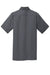 Red Kap SY60 Mens Moisture Wicking Short Sleeve Button Down Shirt w/ Double Pockets Charcoal Grey Flat Back