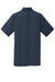 Red Kap SY60 Mens Moisture Wicking Short Sleeve Button Down Shirt w/ Double Pockets Navy Blue Flat Back