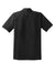 Sport-Tek T474 Mens Dri-Mesh Moisture Wicking Short Sleeve Polo Shirt Black Flat Back