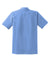 Sport-Tek T474 Mens Dri-Mesh Moisture Wicking Short Sleeve Polo Shirt Carolina Blue Flat Back